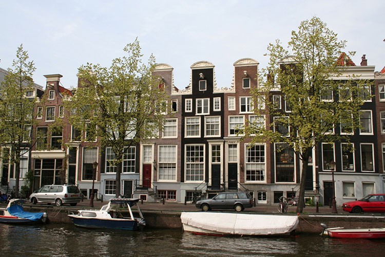 Schoorsteenwerkzaamheden Prinsengracht Amsterdam